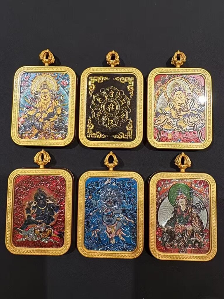 metal engraved thangka